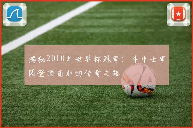 揭秘2010年世界杯冠军:斗牛士军团登顶南非的传奇之路