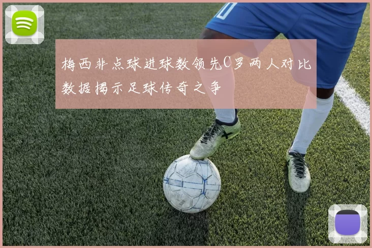 梅西非点球进球数领先C罗两人对比数据揭示足球传奇之争